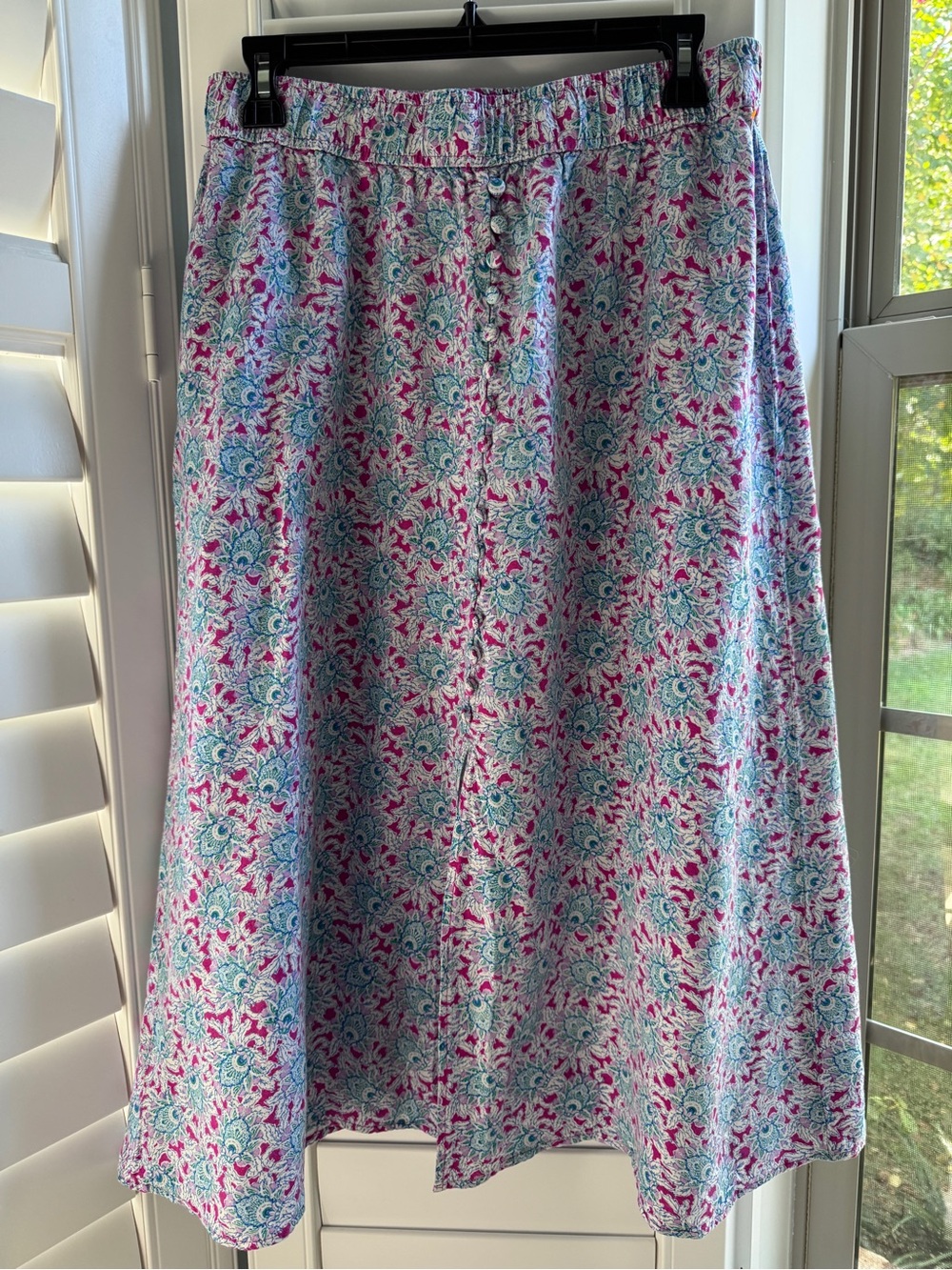 Loft Linen blend skirt size Medium